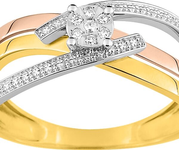 Bague diamant en or 375‰