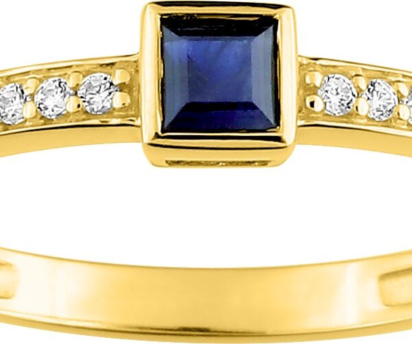 Bague saphir en or 375‰