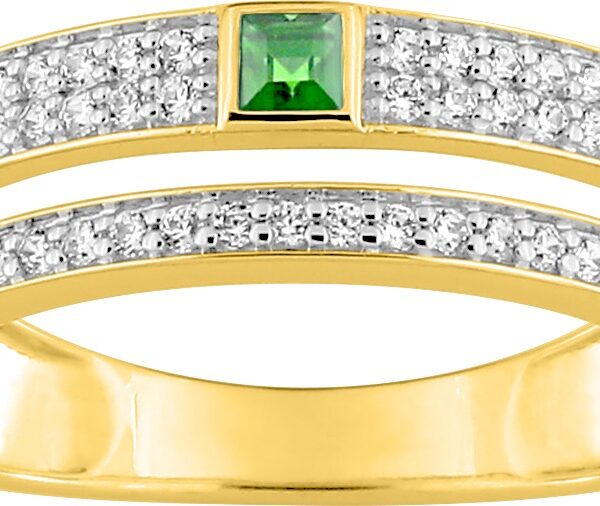 Bague Emeraude en or 375‰