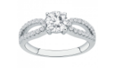 Bague coeur en argent 925‰