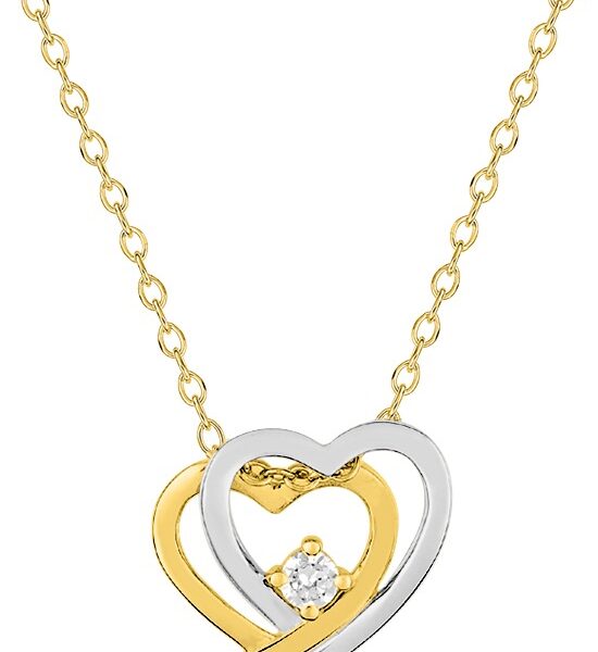 Collier plaqué or Coeur
