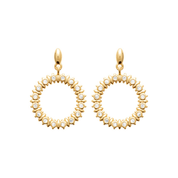 Boucles d'oreilles plaqué or