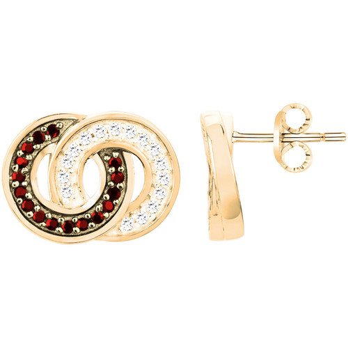 Boucles d'oreilles plaqué or