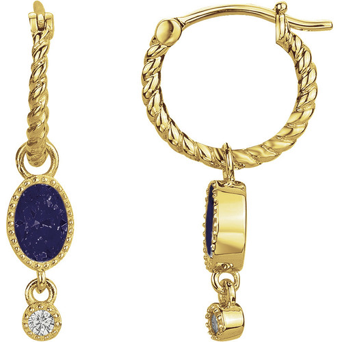 Boucles d'oreilles plaqué or