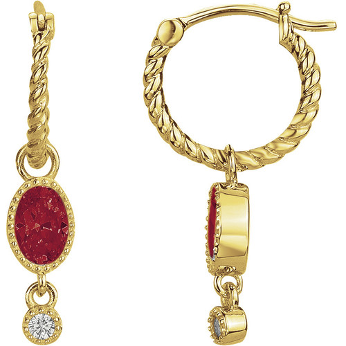 Boucles d'oreilles plaqué or