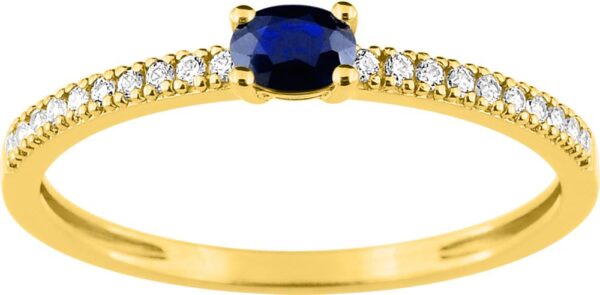 Bague saphir en or 375‰