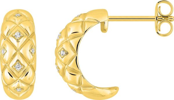 Boucles d'oreilles plaqué or