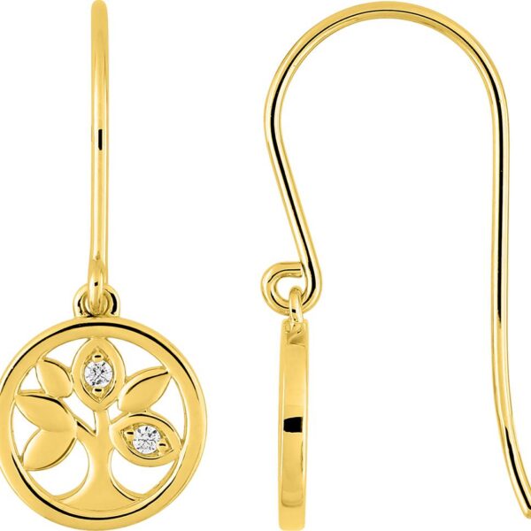 Boucles d'oreilles plaqué or