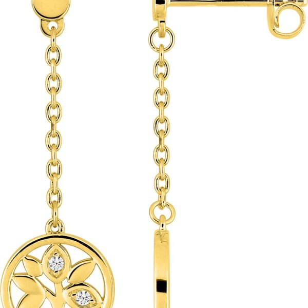 Boucles d'oreilles plaqué or