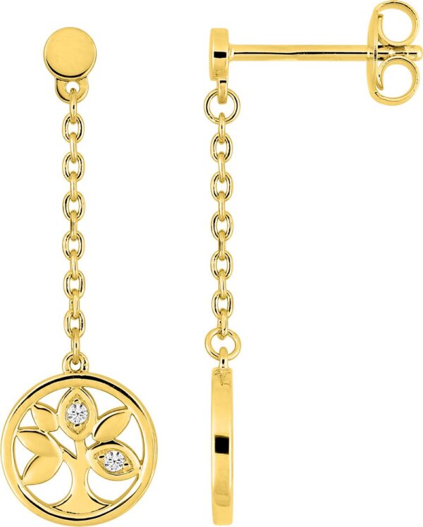 Boucles d'oreilles plaqué or