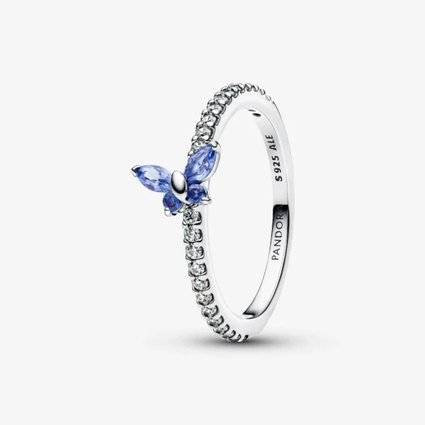Bague Papillon Scintillante