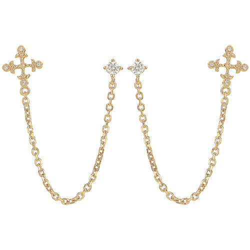 Boucles d'oreilles plaqué or